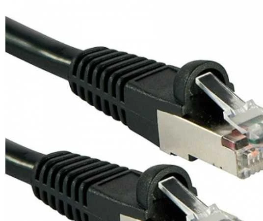 Tinklo Kabelis - LINDY Cat.6A S/FTP LSZH Tinklo Kabelis, RJ45, M/M, 500MHz, 0.3 m, Juodas
