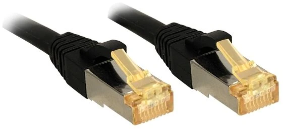 Tinklo Kabelis - LINDY S/FTP LSZH Tinklo Kabelis, Cat.6A Jungtis, Cat.7 Raw, RJ45, M/M, 15 m, Juodas