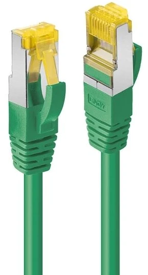 Tinklo Kabelis - LINDY RJ45 S/FTP LSZH Tinklo Kabelis, Cat.6A Kištukas, Cat.7 Neapdirbtas Kabelis, 0.3 m, Žalias