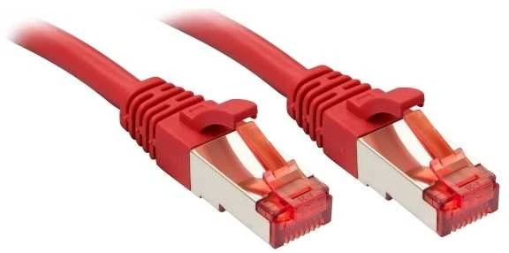 Tinklo Kabelis - LINDY Cat.6 S/FTP Tinklo Kabelis, RJ45, M/M, 250MHz, 27AWG, 7.5 m, Raudonas