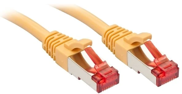 Tinklo Kabelis - LINDY Cat.6 S/FTP Tinklo Kabelis, RJ45, M/M, 250MHz, 27AWG, 2 m, Geltonas