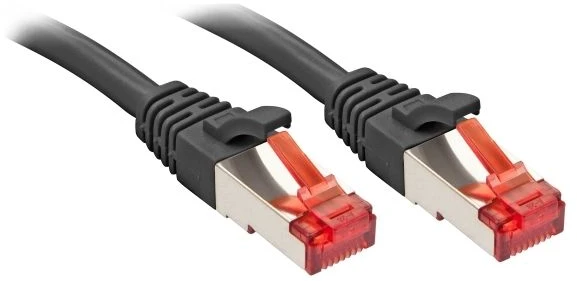 Tinklo Kabelis - LINDY Cat.6 S/FTP Tinklo Kabelis, RJ45, M/M, 250MHz, 27AWG, 7.5 m, Juodas