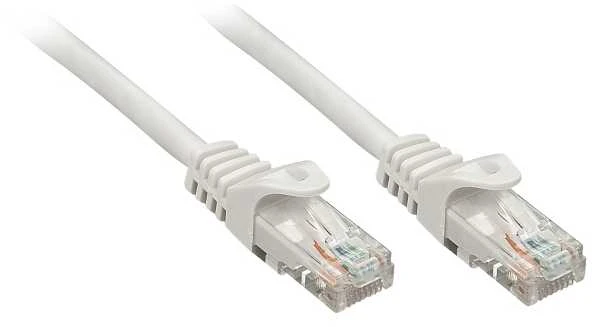 Tinklo Kabelis - LINDY Cat.6 U/UTP Tinklo Kabelis, RJ45, M/M, 250MHz, CCA, 0.5 m, Pilkas