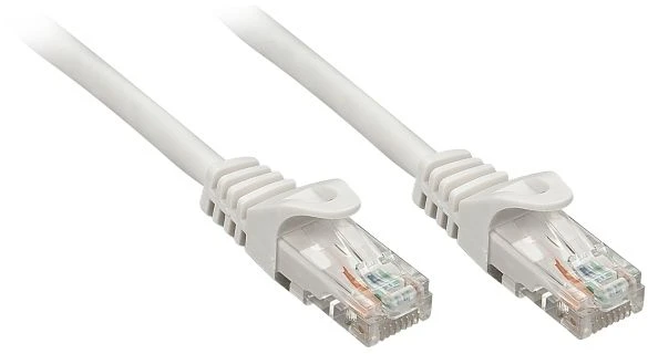 Tinklo Kabelis - LINDY Cat.6 U/UTP Tinklo Kabelis, RJ45, M/M, 250MHz, CCA, 2 m, Pilkas