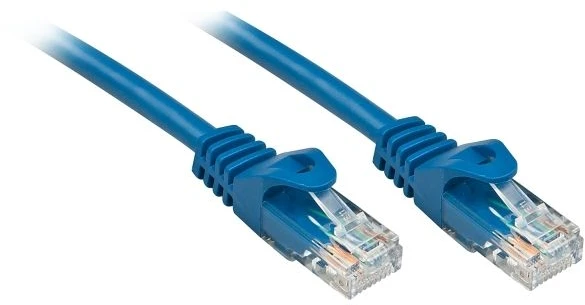 Tinklo Kabelis - LINDY Cat.6 U/UTP Tinklo Kabelis, RJ45, M/M, 250MHz, CCA, 0.3 m, Mėlynas
