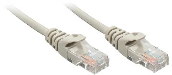Tinklo Kabelis - LINDY Cat.5e U/UTP Tinklo Kabelis, RJ45, M/M, 100MHz, 5 m, Pilkas