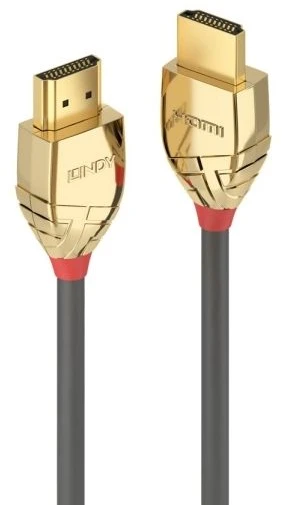 HDMI kabelis - LINDY Gold Line Ultra Didelės Spartos HDMI Kabelis M/M, 5 m, Pilkas