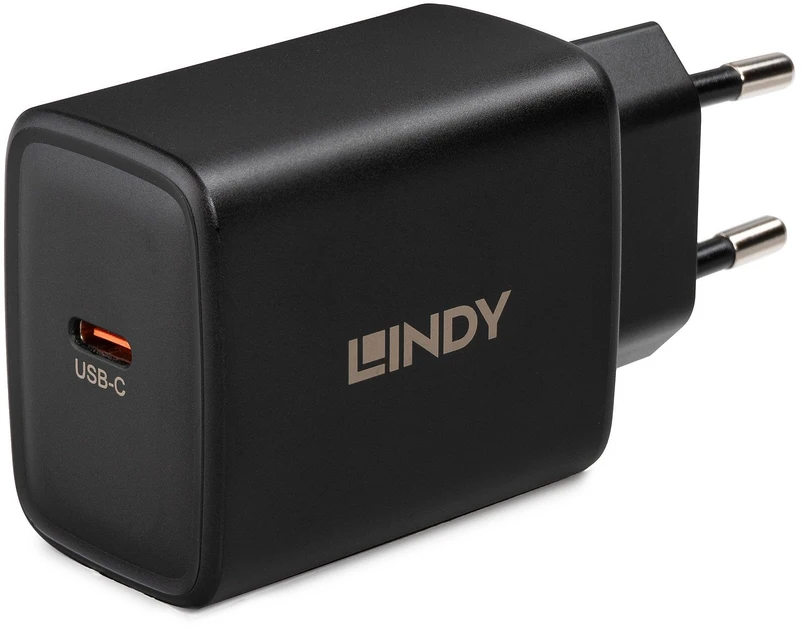 Nešiojamo kompiuterio įkroviklis - Lindy 65 W USB-C GaN įkroviklis