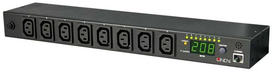 Lindy iPower Classic 8 prievadų, RJ-45 10 Mb/s