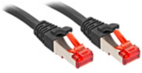 Tinklo Kabelis - LINDY Cat.6 S/FTP Tinklo Kabelis, RJ45, M/M, 250MHz, 27AWG, 1 m, Juodas
