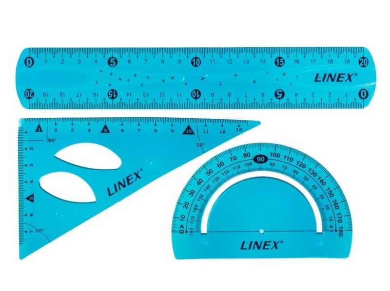 Liniuočių rinkinys HAMELIN LINEX Flex, mėlyna sp.