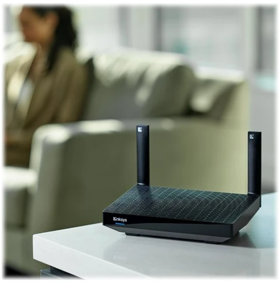 Linksys Dual-Band AX5400 Mesh WiFi 6 Maršrutizatorius MR5500-KE Hydra Pro 6 802.11ax, 574 + 4804 Mbit/s, 10/100/1000 Mbit/s, Ethernet LAN (RJ-45) External jungtys 2x, External jungtys 5x