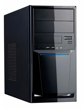 Linkworld Electronic Linkworld 7271-23, Midi Tower, kompiuterio korpusas, juodas, 3.5", 176 mm, 387 mm