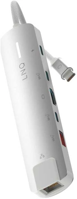 LINQ – 6in1 PRO 140W USB-C kelių prievadų šakotuvas