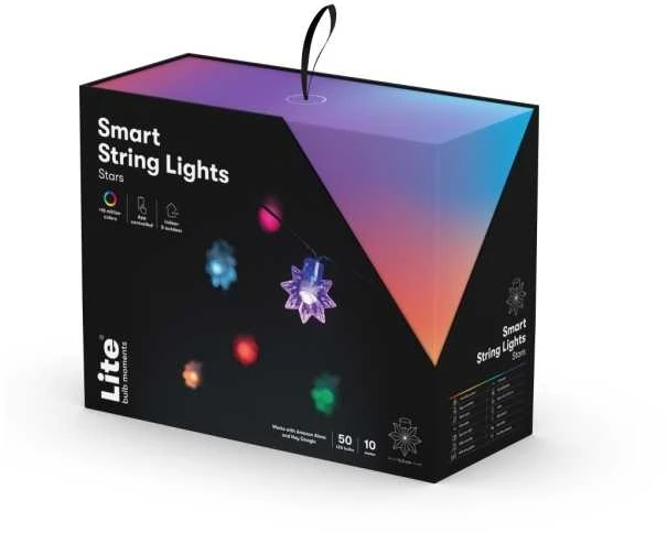 Lite Bulb Moments Lengvos lemputės akimirkos Išmanioji šviesos grandinė – žvaigždės