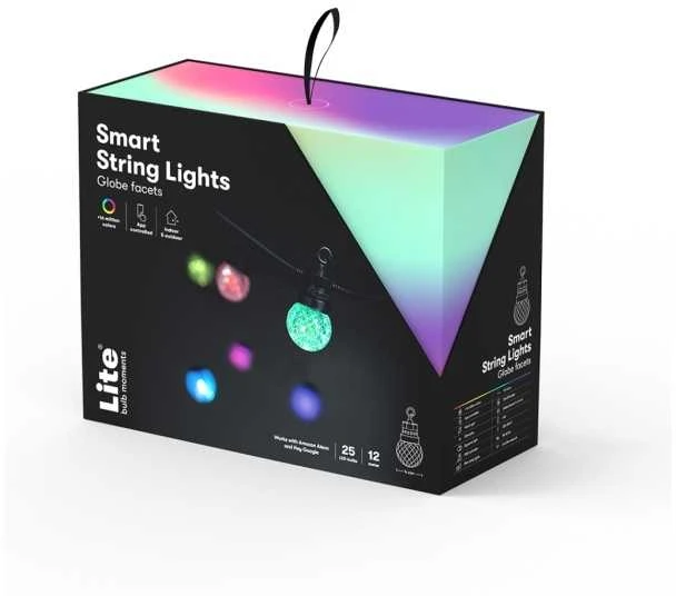 Lite bulb moments Smart Light Chain - Globe Facets