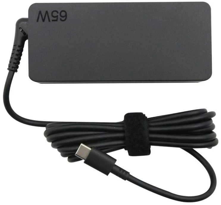 „Lenovo“ nešiojamojo kompiuterio kintamosios srovės adapteris 65 W, USB-C, 3,2 A, 20 V (02DL126)