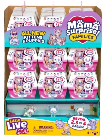 Little Live Pets - „Mama Surprise“ šeimos įsivaikinimo rinkinys, 2 dalis (26675)