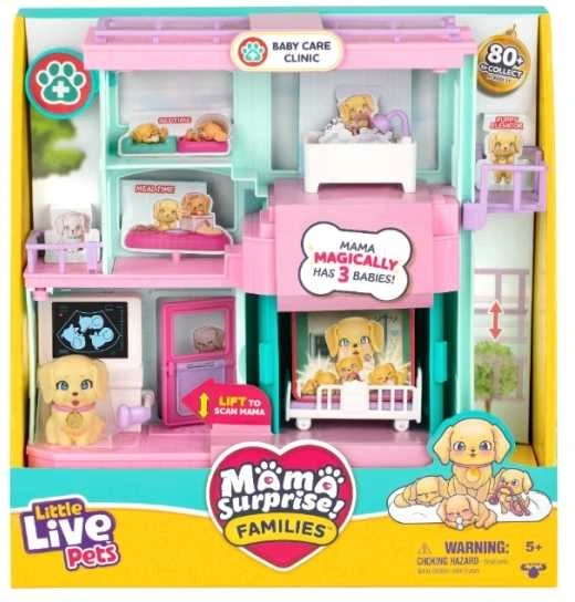 Interaktyvus gyvūnėlių priežiūros rinkinys Little Live Pets Mama Surprise Baby Clinic 26673