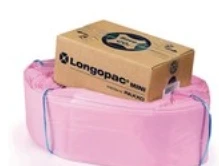 LOCAL Žarnos maišas Longopac Mini, 60 m, rožinis