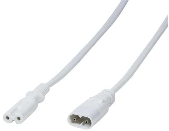 Maitinimo kabelis LogiLink 8 mm pailgėjimas, baltas (CP132)