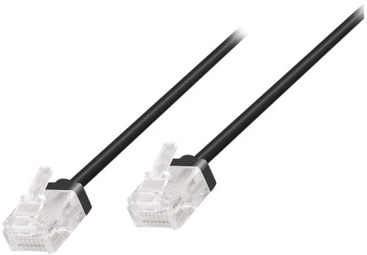 LogiLink CQ3073U, 5 m, Cat6a, U/UTP (UTP), RJ-45, RJ-45, Juoda