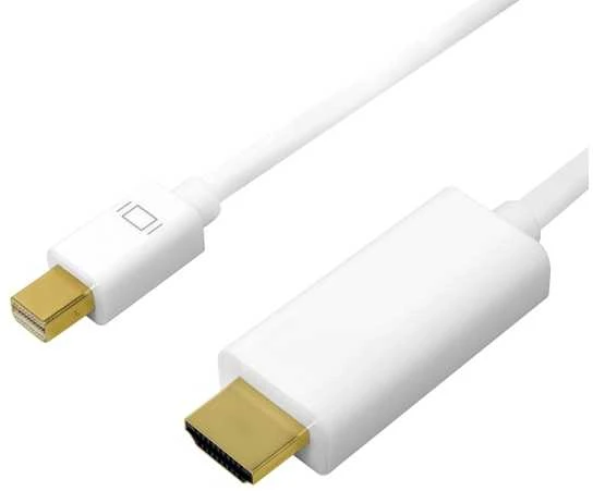 LOGILINK CV0125 LOGILINK - Mini DisplayPort prie HDMI, 4K, baltas, 5m