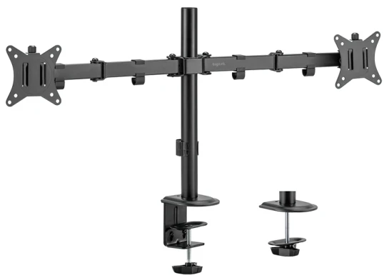 LogiLink Laikiklis biurkowy (stalinis) 2 monitoriams 17'' - 32'' (BP0172)