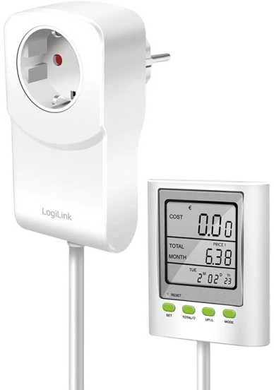 „LogiLink“ energijos sąnaudų matavimo prietaisas CO2 emisijai apskaičiuoti