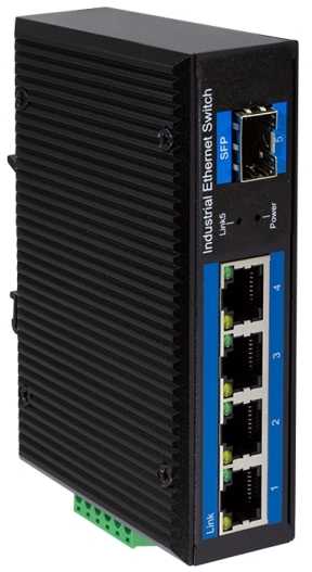Šakotuvas „LogiLink“ komutatorius su 4 prievadų gigabito eterneto ryšiu, 1000 Mbps, 1 SFP + 1 prievadu