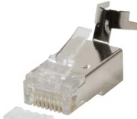 LOGILINK MP0030 LOGILINK - Modulinis kištukas Cat.6A RJ45 skirtas Cat7,Cat.6A, Cat.6 kabelis, 10vnt. rinkinys