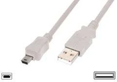 LogiLink USB Kabelis A -> mini B St/Bu 3.00m juodas