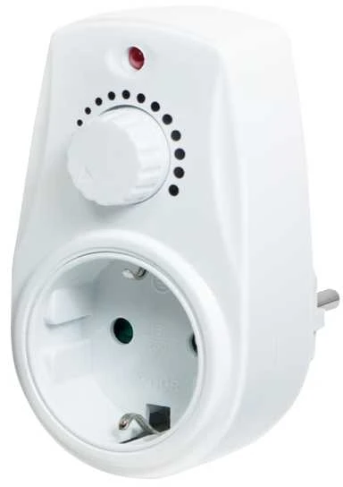 LogiLink Adapteris maitinimo lizdai su šviesos reguliatoriumi balta (PA0151)