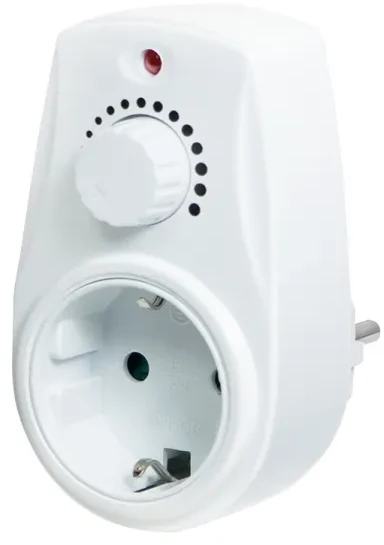 LogiLink Adapteris maitinimo lizdai su šviesos reguliatoriumi balta (PA0151)