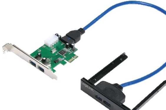 „Logilink PCI-Express“ plokštė, 4 x USB 3.0, VIA lustų rinkinys „Logilink“