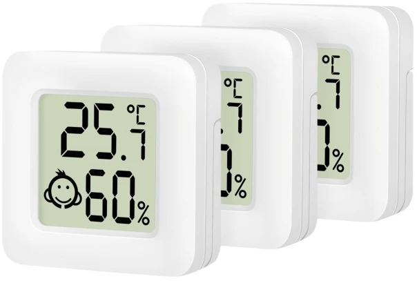 LogiLink termo-higrometras, 3 vnt. pakuotė