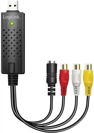 „Logilink“ | USB 2.0 A/V adapteriai, USB-A/M į 3x RCA + Mini-DIN 5/F, „Windows 11“ | VG0030A