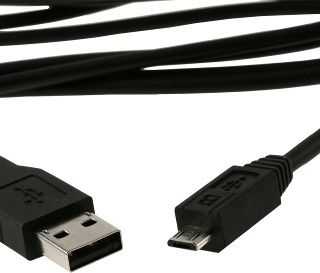 Logilink USB micro-B 180, 1.8m Micro-USB B, USB A, 1.8 m, Juodas