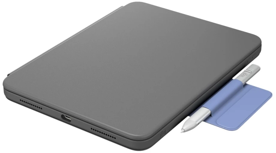 Logitech iPad dėklas + Logitech tvirta Qwerty klaviatūra ispanų kalba
