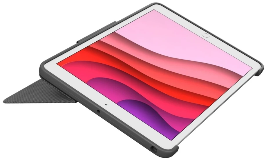 Logitech „COMBO TOUCH“ KIŠENINIS KIŠENINIS „IPAD“ (10 KARTOS) – „OXFORD Pilkas ITA“ – „MEDITER-412“