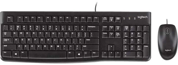 Laidinis klaviatūros ir pelės komplektas Logitech MK120, Nordic išdėstymas