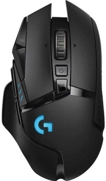 Logitech G G502 X LIGHTSPEED Belaidė pelė žaidimams, dešinei rankai, Optinė, RF belaidė, 25600 DPI, Juodas