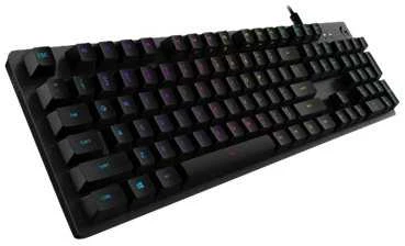 LOGITECH G512 laidinė LIGHTSYNC mechaninė žaidimų klaviatūra - CARBON - NORDIC - USB - TACTILE