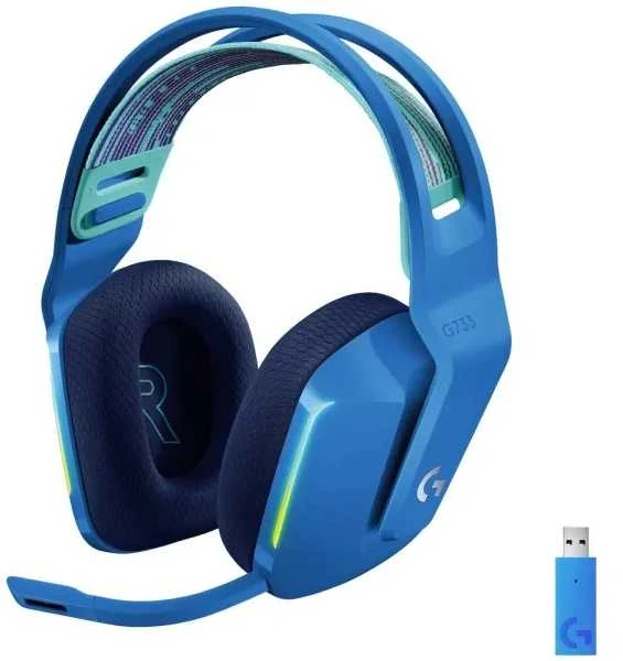 Belaidės ausinės Logitech G733 Lightspeed, Juodos spalvos