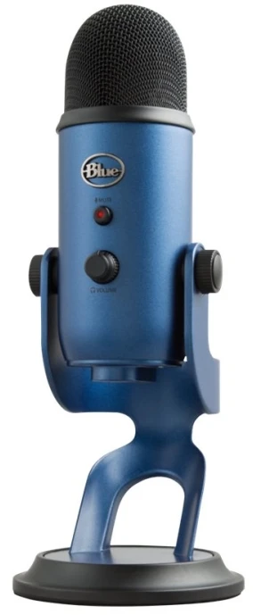 Logitech Mėlyna Mikrofonas Mėlyna Yeti USB - Mėlyna spalva