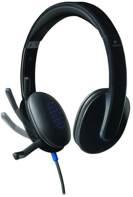 Logitech H540 ausinės su judančia mikrofono gerve