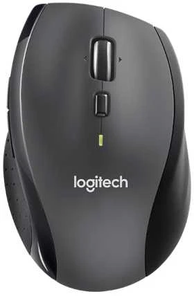 Logitech „Marathon Pelė M705“, dešiniarankiams, optinė, radijo dažnių belaidė, 1000 DPI, anglies spalvos