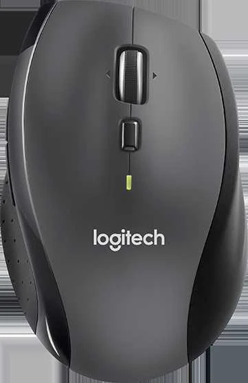 Logitech „Marathon Pelė M705“, dešiniarankiams, optinė, radijo dažnių belaidė, 1000 DPI, anglies spalvos