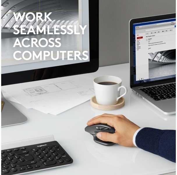 Pelė Logitech Master Series MX Master 2S Graphite