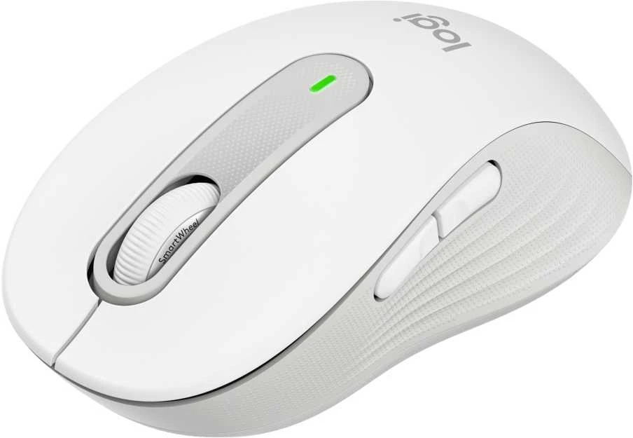 LOGITECH Signature M650 verslui Pelė wireless Bluetooth 2.4 GHz Bolt USB receiver off-baltas